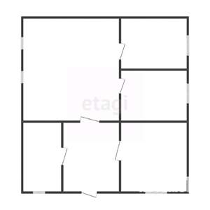 Дом 64м&sup2;, 1-этажный, участок 4 сот.  