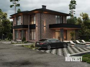 Дом 190м&sup2;, 2-этажный, участок 4 сот.  