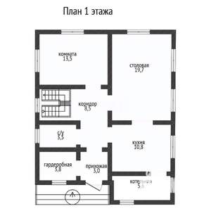 Дом 173м&sup2;, 2-этажный, участок 6 сот.  