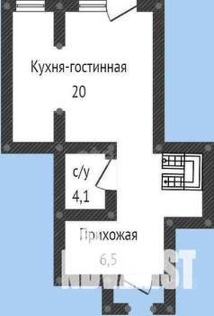 Таунхаус 87м², 2-этажный, участок 1 сот.  