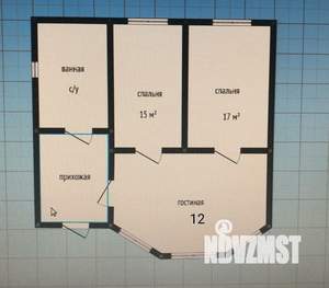 Дом 70м&sup2;, 1-этажный, участок 3 сот.  