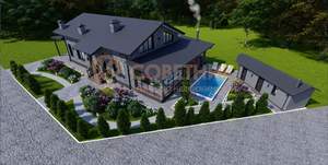 Дом 200м&sup2;, 2-этажный, участок 4 сот.  