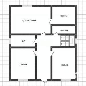 Дом 187м&sup2;, 2-этажный, участок 4 сот.  