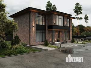 Дом 190м&sup2;, 2-этажный, участок 4 сот.  