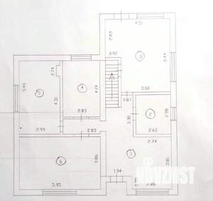 Дом 190м², 2-этажный, участок 6 сот.  