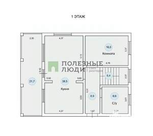 Дом 223м², 2-этажный, участок 8 сот.  