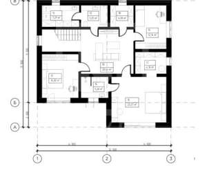 Дом 210м², 2-этажный, участок 4 сот.  