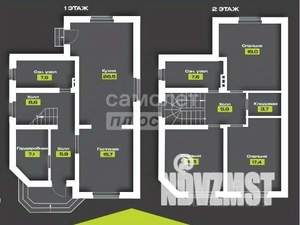 Дом 140м², 2-этажный, участок 5 сот.  