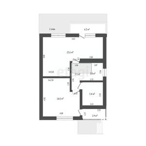 Дом 132м², 2-этажный, участок 8 сот.  