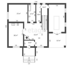 Дом 317м², 2-этажный, участок 10 сот.  