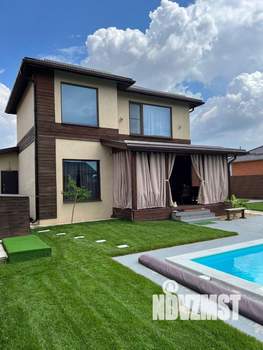 Дом 164м&sup2;, 2-этажный, участок 6 сот.  