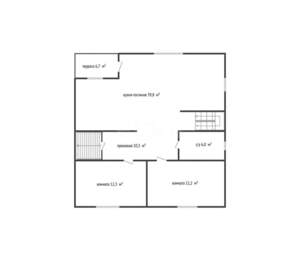 Дом 175м², 2-этажный, участок 6 сот.  