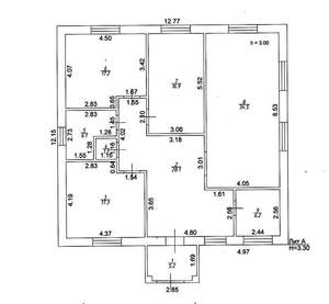 Дом 132м², 1-этажный, участок 5 сот.  