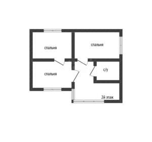 Дом 141м&sup2;, 2-этажный, участок 13 сот.  