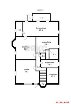 Дом 357м², 4-этажный, участок 8 сот.  