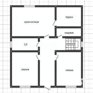 Дом 187м&sup2;, 2-этажный, участок 4 сот.  