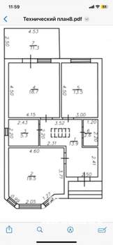 Дом 189м&sup2;, 1-этажный, участок 5 сот.  