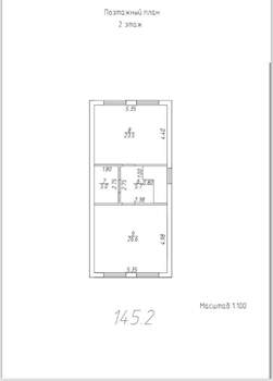 Дача 150м², 2-этажный, участок 3 сот.  