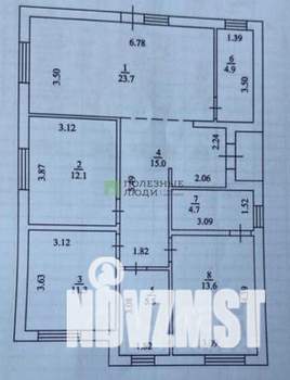 Дом 90м&sup2;, 1-этажный, участок 4 сот.  