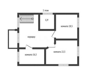 Дом 160м², 2-этажный, участок 4 сот.  