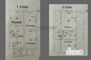 Дом 115м², 2-этажный, участок 3 сот.  
