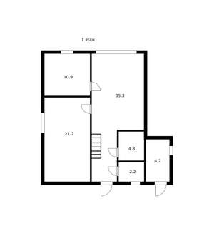Дом 131м&sup2;, 2-этажный, участок 4 сот.  