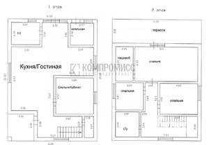 Дом 295м², 2-этажный, участок 9 сот.  