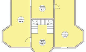 Дом 294м&sup2;, 2-этажный, участок 6 сот.  
