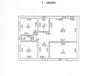 Дом 80м², 1-этажный, участок 4 сот.  