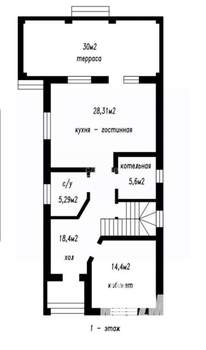 Дом 145м², 2-этажный, участок 6 сот.  