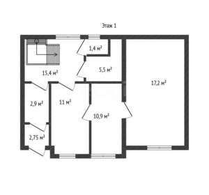 Дом 135м&sup2;, 2-этажный, участок 5 сот.  
