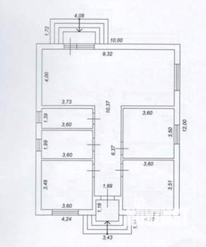 Коттедж 104м&sup2;, 1-этажный, участок 5 сот.  