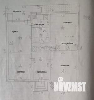 Дом 126м², 1-этажный, участок 6 сот.  