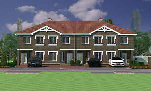 Дом 129м&sup2;, 2-этажный, участок 3 сот.  