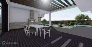 Дом 355м&sup2;, 1-этажный, участок 13 сот.  