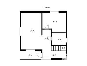 Дом 150м², 2-этажный, участок 13 сот.  