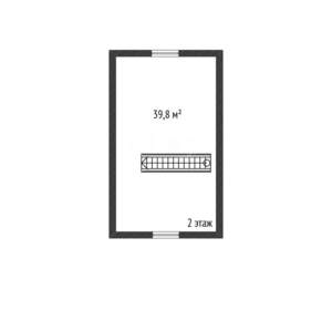 Дом 101м&sup2;, 2-этажный, участок 3 сот.  