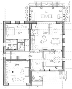 Коттедж 500м², 2-этажный, участок 11 сот.  