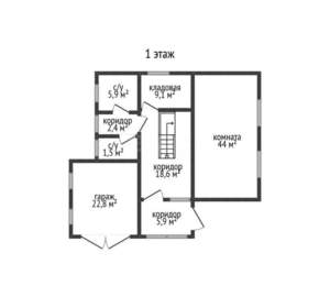 Дом 215м², 2-этажный, участок 6 сот.  