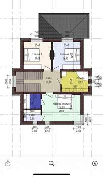 Дом 170м&sup2;, 2-этажный, участок 5 сот.  