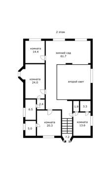 Дом 357м², 4-этажный, участок 8 сот.  