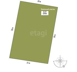 Дом 220м², 2-этажный, участок 6 сот.  