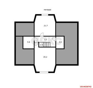 Дом 187м², 2-этажный, участок 4 сот.  