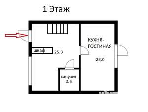 Дом 106м&sup2;, 2-этажный, участок 2 сот.  