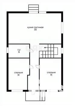 Дом 173м², 2-этажный, участок 4 сот.  