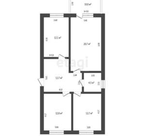 Дом 140м², 2-этажный, участок 3 сот.  