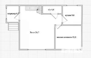 Дом 424м², 2-этажный, участок 5 сот.  