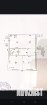 Дом 80м&sup2;, 1-этажный, участок 6 сот.  