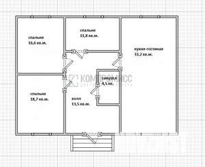 Дом 98м&sup2;, 1-этажный, участок 5 сот.  