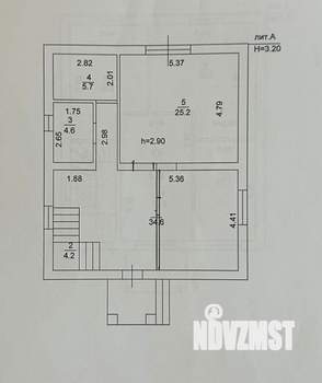 Дом 142м², 2-этажный, участок 6 сот.  